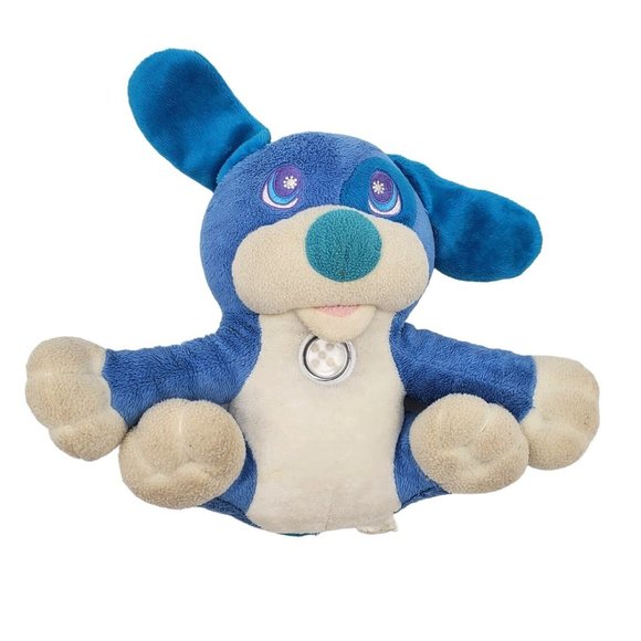 Flashlight‎ Friends Blue Puppy Dog Plush Stuffed Animal 8" Sleepover Toy Working - Picture 3 of 10